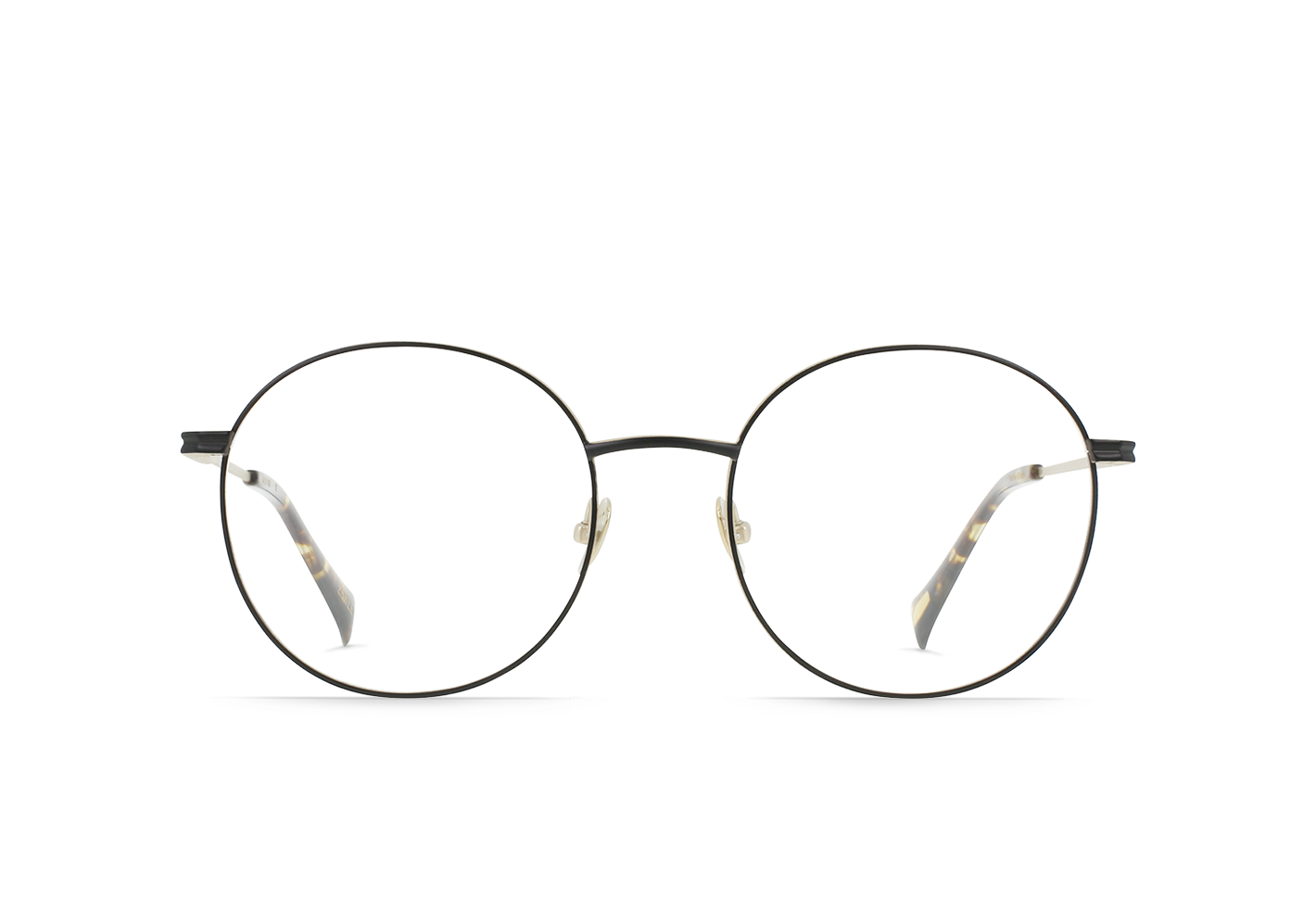 ZONIA-Satin Black Brindle Tortoise/Clear-54 – RAEN