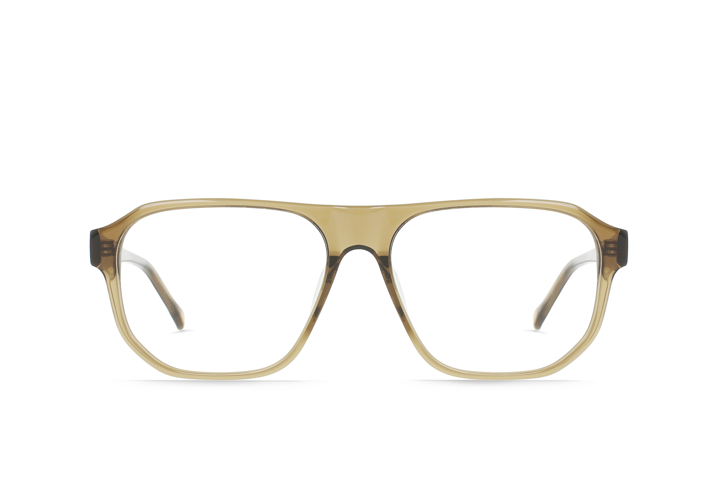 ラ・クレーム Redmond 57 Cypress / Clear Eyeglasses – RAEN
