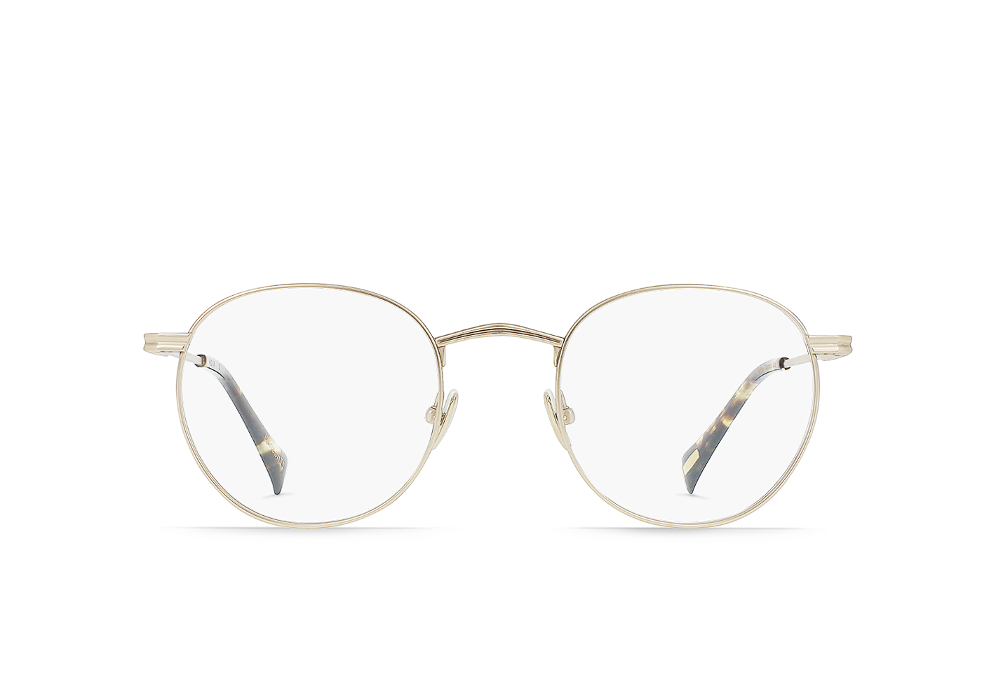 BENSON II-Satin Japanese Gold + Brindle Tortoise / Clear-49 – RAEN