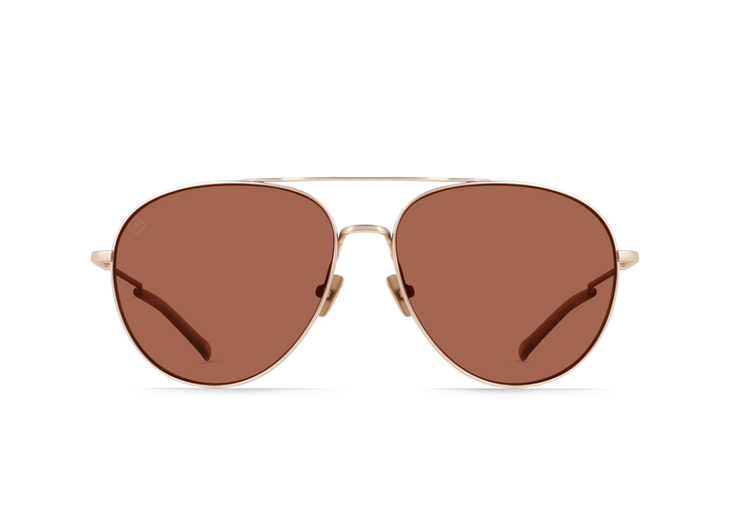 Roen サングラス Serona 61 Satin Light Gold / Green Polarized Sunglasses – RAEN