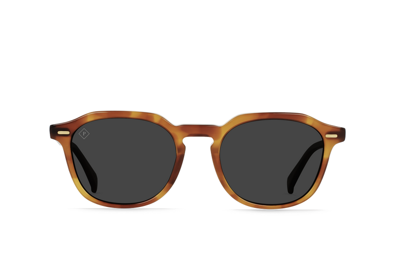 RAEN Clyve Sunglasses in Espresso Tortoise / Green Polarized