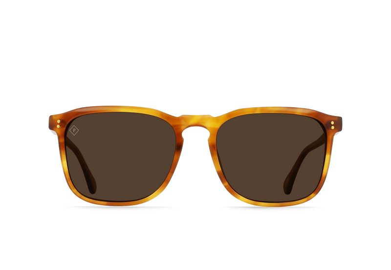 RAEN WILEY-Matte Rootbeer/Brown-54 Square Handmade Sunglasses RAEN WILEY-Matte Rootbeer/Brown-54 Square Handmade Sunglasses