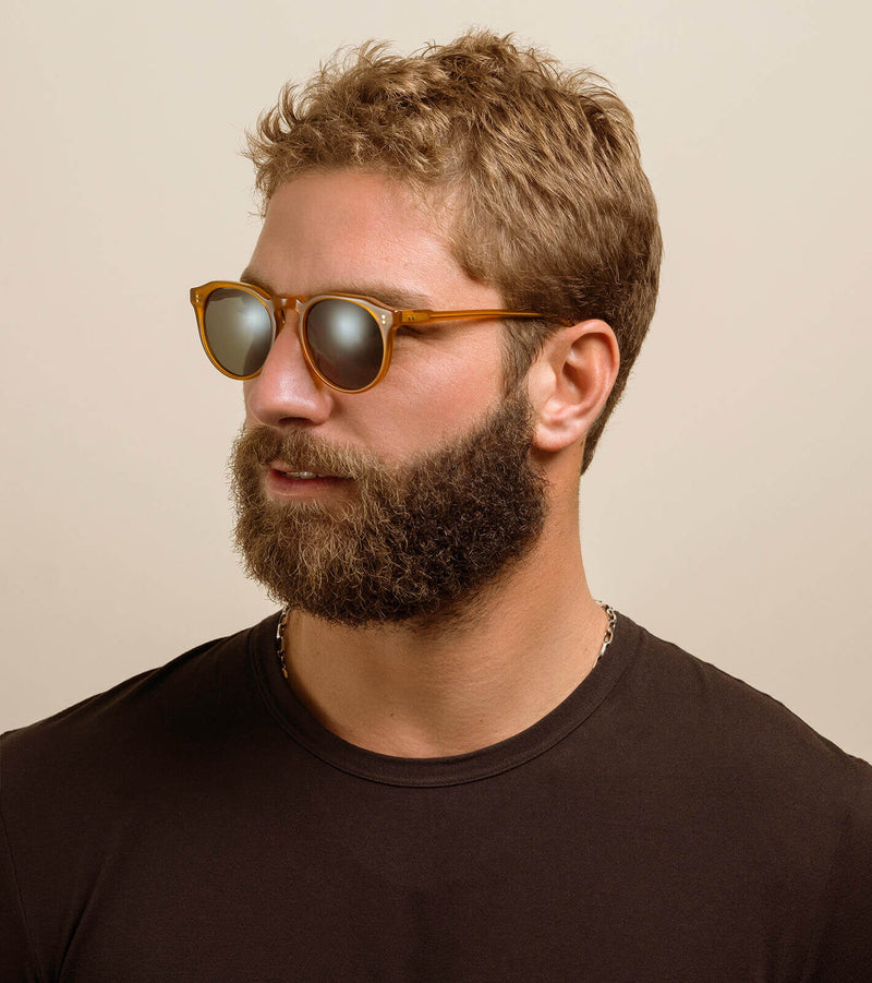 Remmy 49 Honey Bottle Green Sunglasses – RAEN