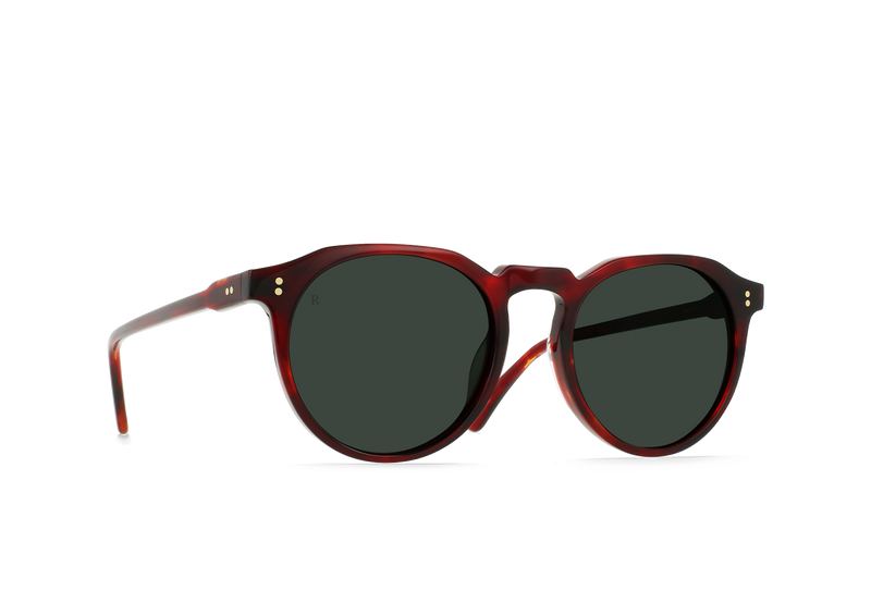 Remmy 49 Brindle Tortoise / Green Polarized Sunglasses – RAEN