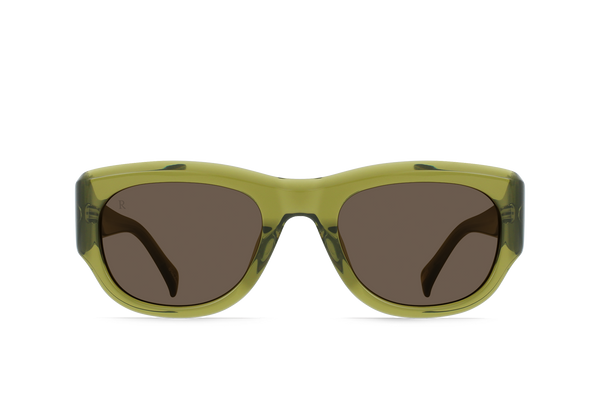 1960s　ジョン・オーワー・レイク　エケナスガラス LONSO 53 Cactus Quartz / Agave Sunglasses – RAEN