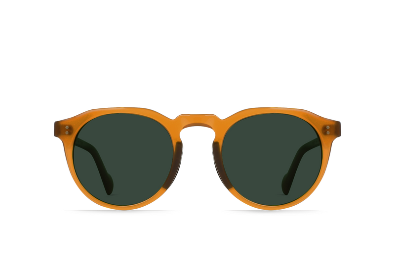 Raen remmy 52  kola tortoise 52-41-140 green lens UNISEX Remmy 52 Recycled Black / Green Polarized Sunglasses – RAEN main image 2