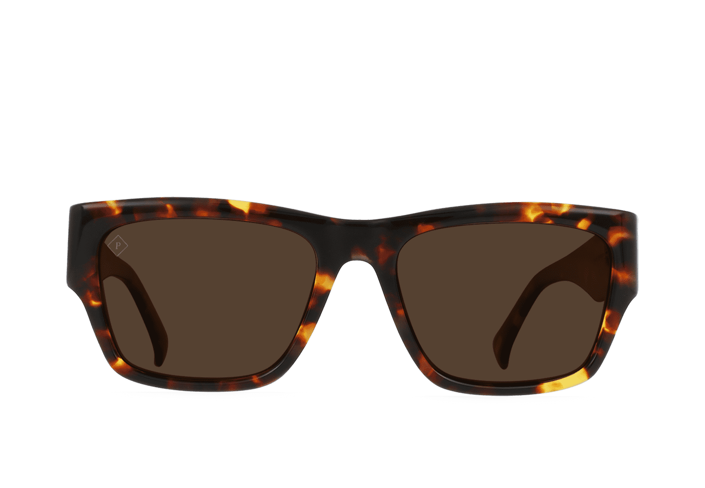 Raen Rufio Polarized Rectangular Sunglasses in Scout Tort/Brown Polar