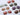 Collection of sunglasses with different colored lenses on a light gray background