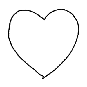 Inactive Heart Face Marking Illustration