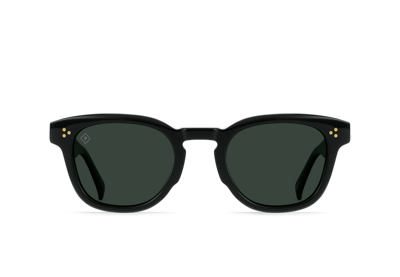 RAEN Squire Sunglasses in Recycled Black / Green Polarized RAEN Squire Sunglasses in Recycled Black / Green Polarized
