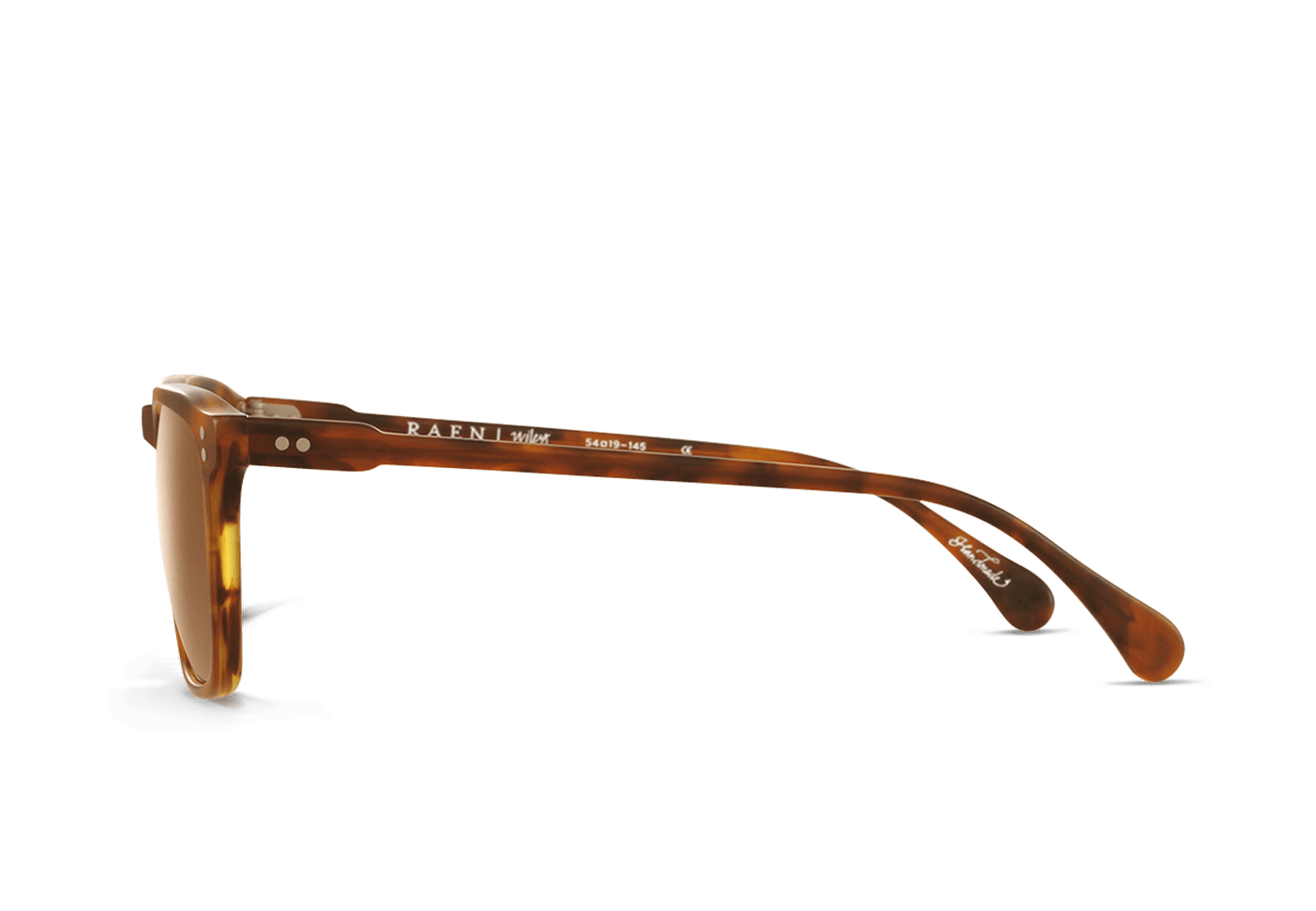 RAEN WILEY-Slate/Vibrant Brown POL-54 Square Handmade Sunglasses