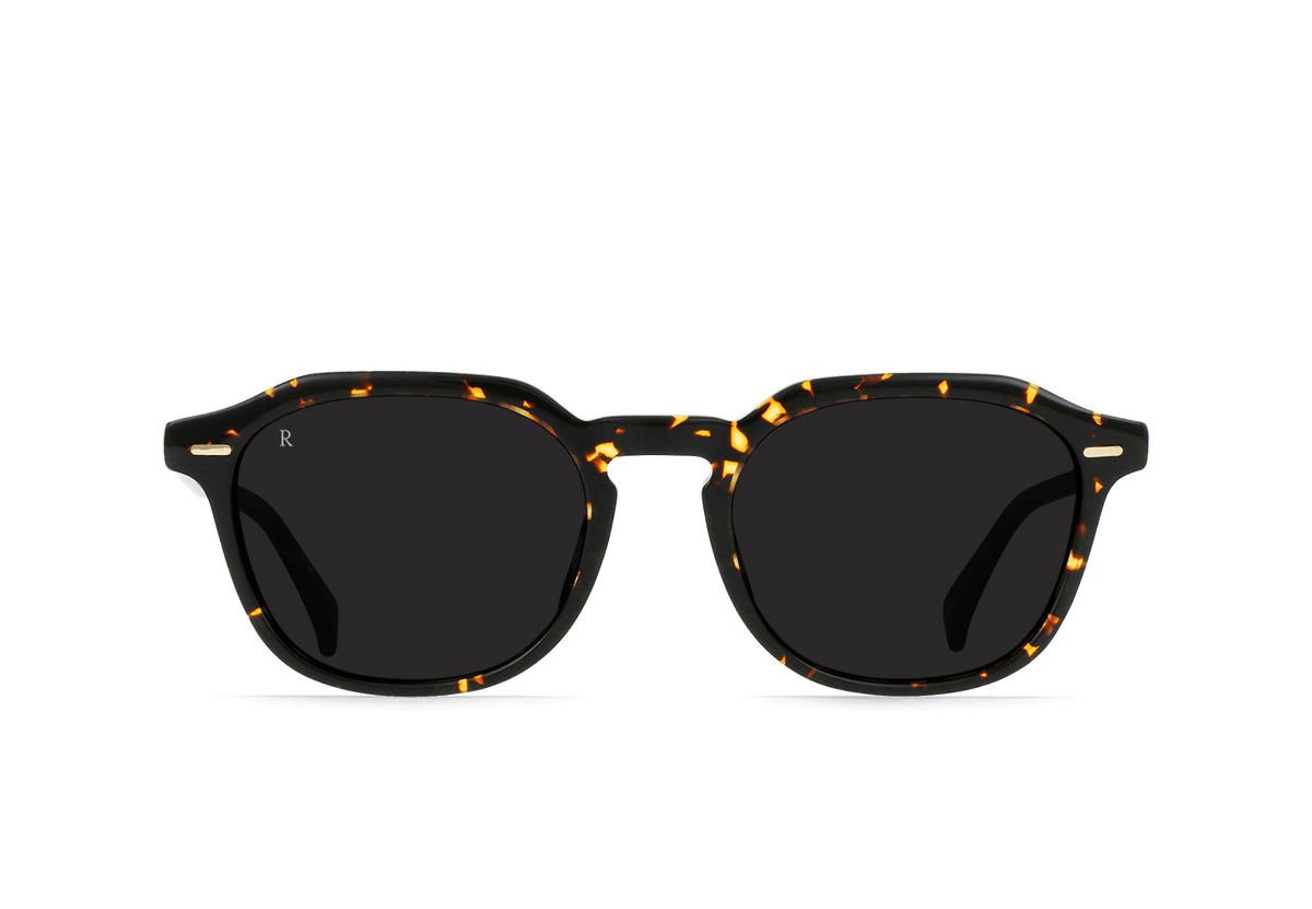 RAEN Clyve Sunglasses in Cosmos Tortoise / Dark Smoke